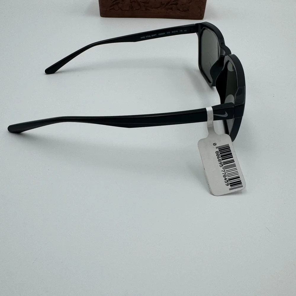 Nike Vital Shift Sunglasses Black Green UV Protection NWT